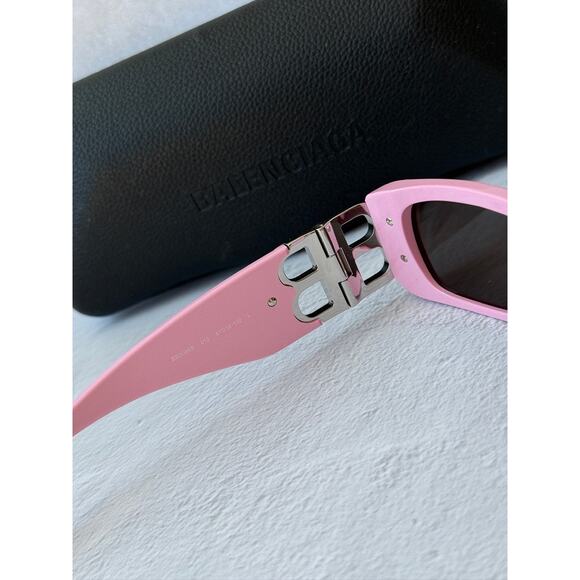NEW Balenciaga BB0096S Dynasty Sunglasses in Baby Pink